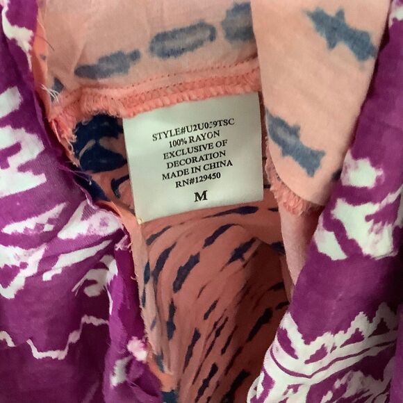 The Find Upcycled Patchwork Colorful Bohemian Hippie Boho Festival Midi Dress M - Picture 7 of 9